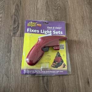 Light Keeper Pro Incandescent Light Set Repair Tool Holiday Christmas Fix